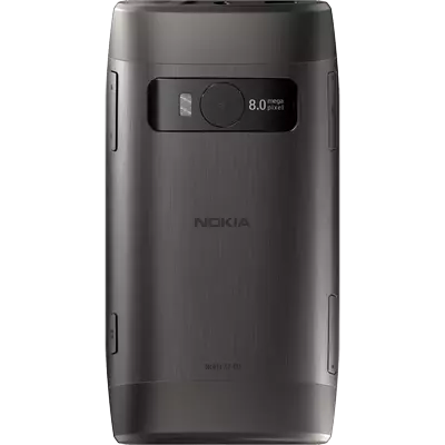 Nokia X7 — вид сзади