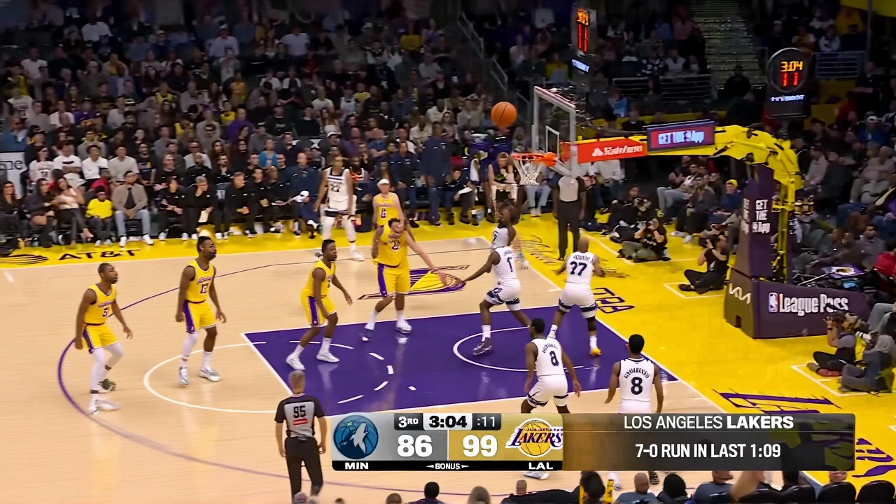 Austin Reaves’ buzzer-beater lifts injury-ravaged Lakers over Timberwolves 116-115