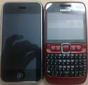 Nokia E63 и iPhone