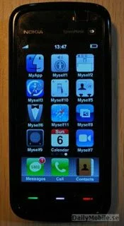 Программа MyPhone V2.03 делает из Nokia 5800 iPhone