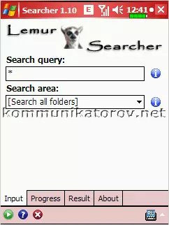 Lemur Searcher — продвинутый поиск файлов на КПК и коммуникаторе