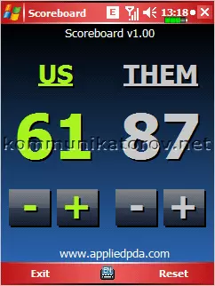 Scoreboard — «ручное» электронное табло