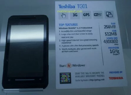 Toshiba TG01
