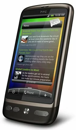 HTC Desire — вид спереди