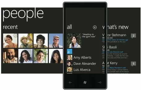 Контакты в Windows Phone 7