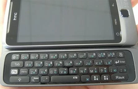 Русская клавиатура на HTC Legend Z